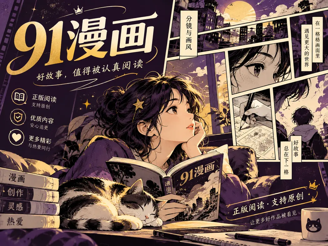 漫画分镜主题的几何画面